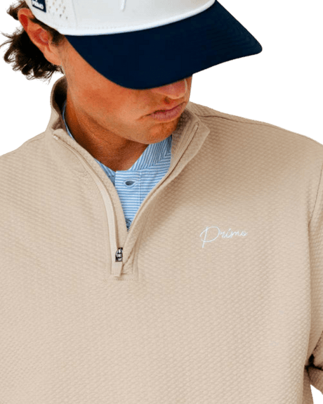Primo & GH Sand Waffle Quarter Zip - One Golf