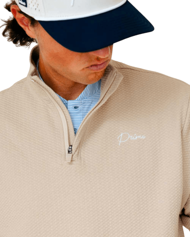 Primo & GH Sand Waffle Quarter Zip - One Golf