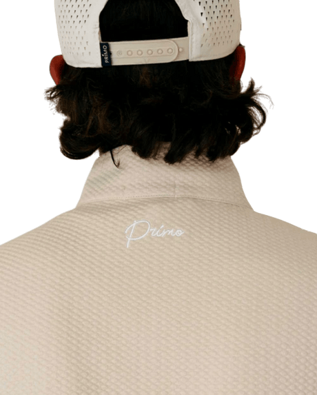 Primo & GH Sand Waffle Quarter Zip - One Golf