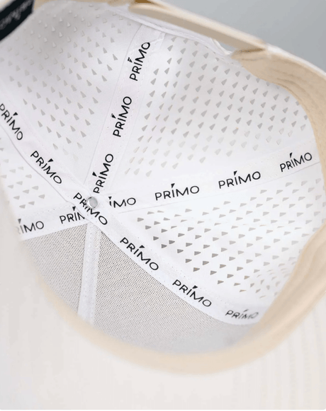 Primo & Grant Cream Rope Cursive Cap - One Golf