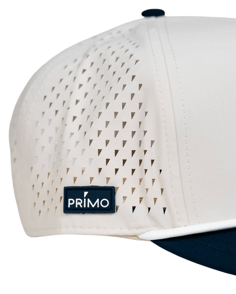 Primo & Grant Cream/Navy Rope Cursive Cap - One Golf