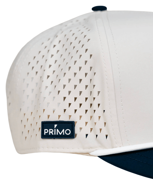 Primo & Grant Cream/Navy Rope Cursive Cap - One Golf