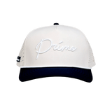 Primo & Grant Cream/Navy Rope Cursive Cap - One Golf