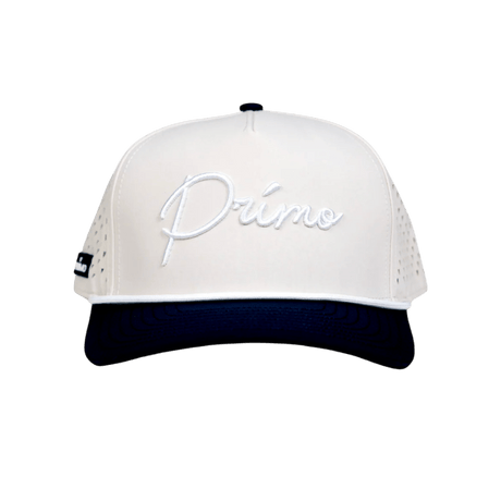 Primo & Grant Cream/Navy Rope Cursive Cap - One Golf