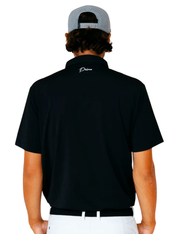 Primo & Grant Horvat Black Classic Polo - One Golf