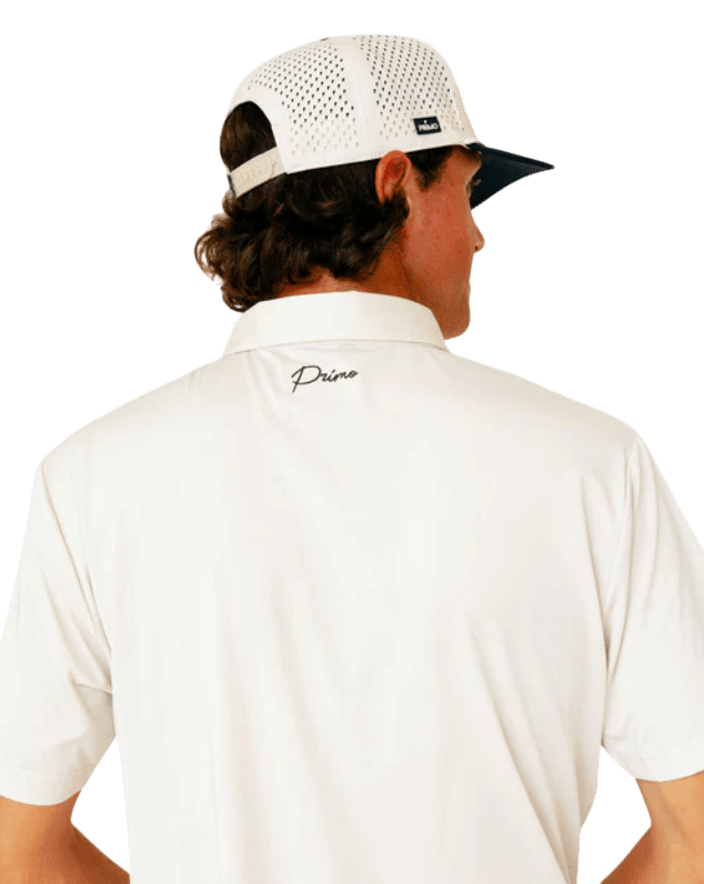 Primo & Grant Horvat Oatmeal Classic Polo - One Golf