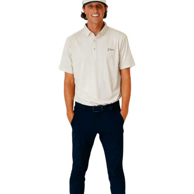 Primo & Grant Horvat Oatmeal Classic Polo - One Golf