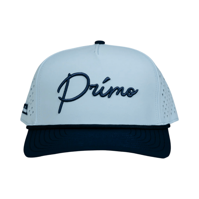 Primo & Grant Light Blue/Navy Rope Cursive Cap - One Golf