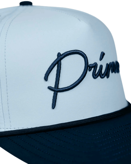 Primo & Grant Light Blue/Navy Rope Cursive Cap - One Golf