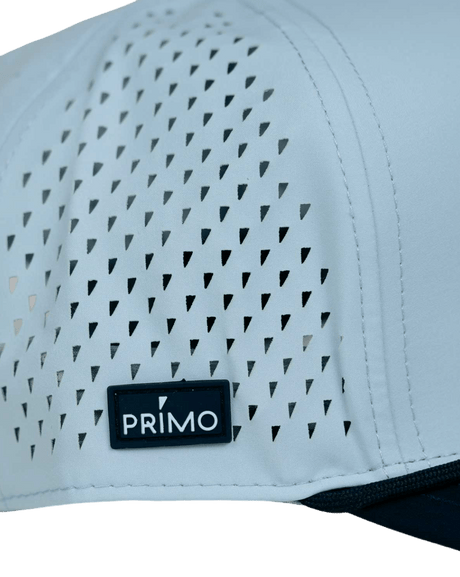 Primo & Grant Light Blue/Navy Rope Cursive Cap - One Golf