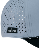 Primo & Grant Light Gray/Black Rope Cursive Cap - One Golf