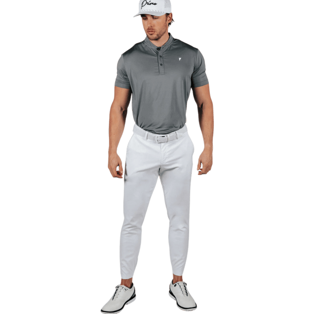Primo Gray Blade Collar Polo - One Golf
