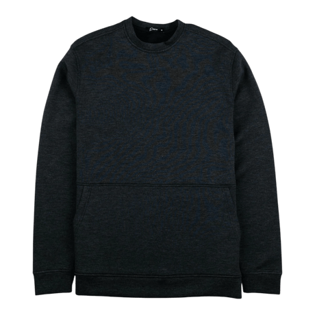 Primo Heather Charcoal Fairway Crew Neck - One Golf