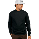 Primo Heather Charcoal Fairway Crew Neck - One Golf