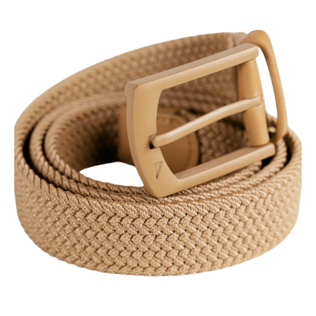 Primo Khaki Pro Braided Belt - One Golf