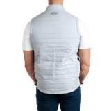 Primo Light Gray Puff Vest Jacket - One Golf