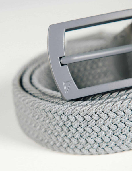 Primo Light Gray Tonal Belt - One Golf