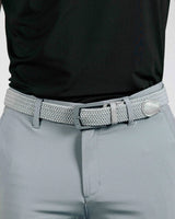 Primo Light Gray Tonal Belt - One Golf