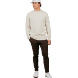 Primo Light Khaki Fairway Crew Neck - One Golf
