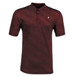 Primo Maroon Chevron Blade Polo - One Golf