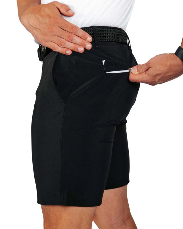 Primo Men's Black Golf Shorts - One Golf