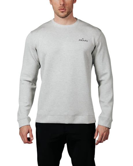 Primo Men's Crew Neck Heather Gray - One Golf