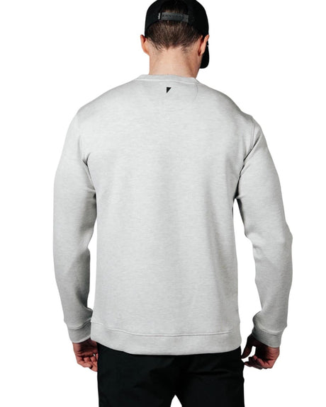 Primo Men's Crew Neck Heather Gray - One Golf