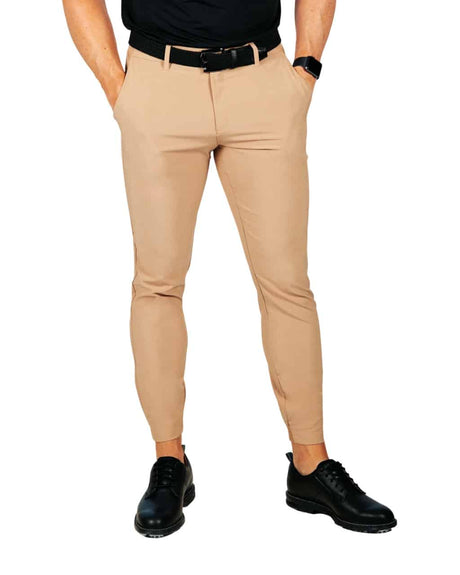 Primo Men's Khaki Golf Joggers - One Golf
