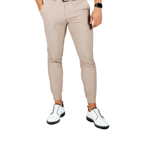 Primo Men's Light Brown Golf Joggers - One Golf