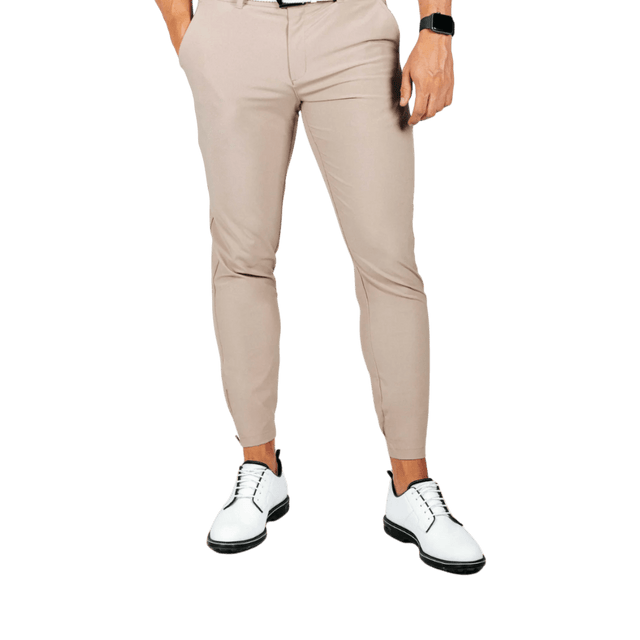 Primo Men's Light Brown Golf Joggers - One Golf
