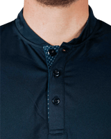 Primo Navy Blade Collar Polo - One Golf