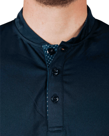 Primo Navy Blade Collar Polo - One Golf