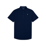 Primo Navy Blade Collar Polo - One Golf