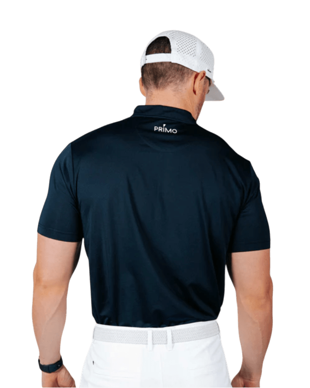 Primo Navy Blade Collar Polo - One Golf