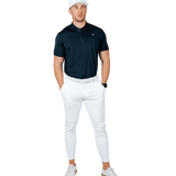 Primo Navy Blade Collar Polo - One Golf