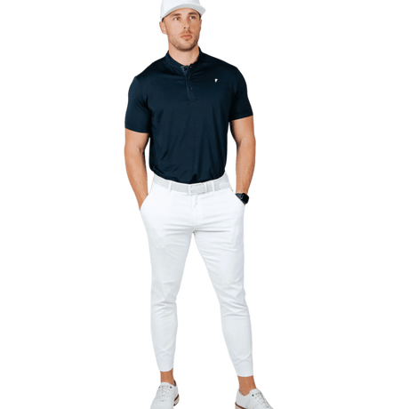 Primo Navy Blade Collar Polo - One Golf