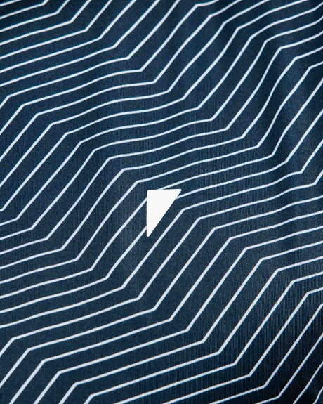Primo Navy Chevron Classic Polo - One Golf