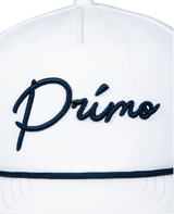 Primo Navy/White Rope Cursive Cap - One Golf