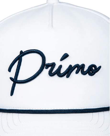 Primo Navy/White Rope Cursive Cap - One Golf