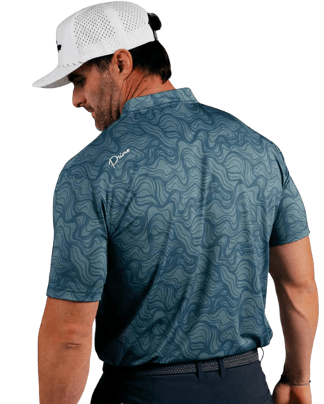 Primo Ocean Scape Blade Collar Polo - One Golf