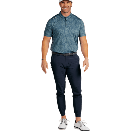 Primo Ocean Scape Blade Collar Polo - One Golf