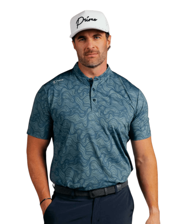 Primo Ocean Scape Blade Collar Polo - One Golf