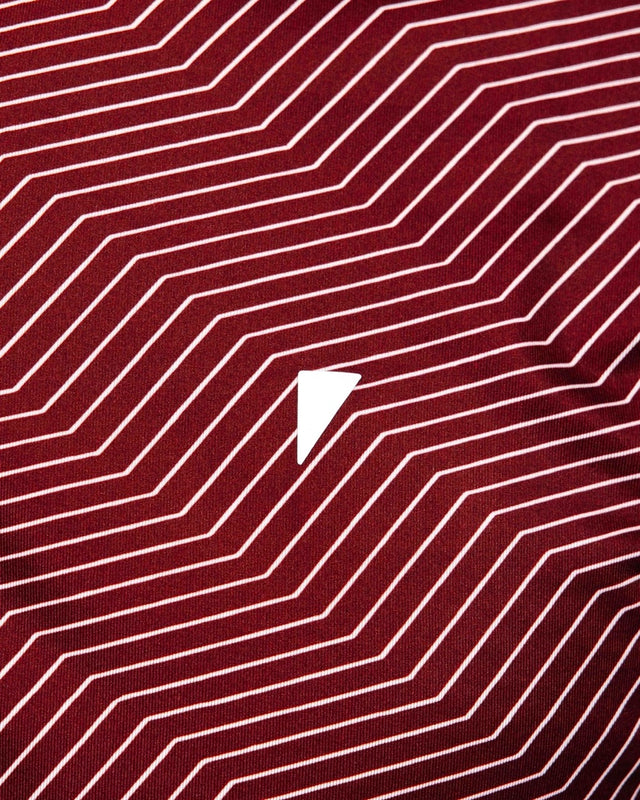 Primo Maroon Chevron Blade Polo