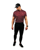 Primo Maroon Chevron Blade Polo