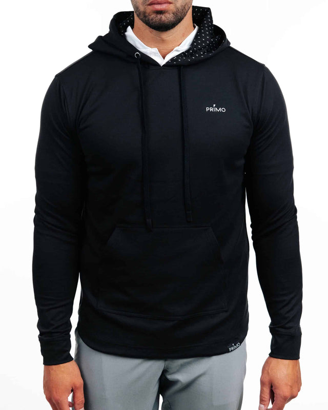 Primo Men's Black Golf Hoodie