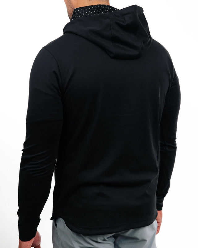Primo Men's Black Golf Hoodie