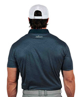 Primo Navy Chevron Classic Polo