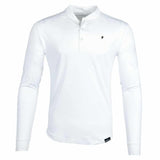 Primo White Long Sleeve Blade Polo