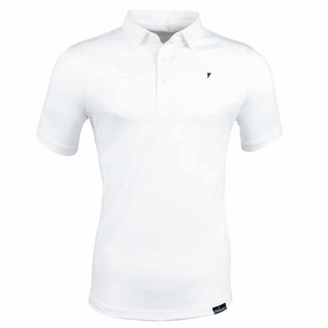 Primo White Classic Collar Polo - One Golf