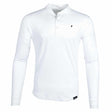 Primo White Long Sleeve Blade Polo - One Golf